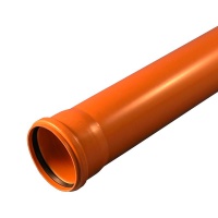 223010 Труба Ostendorf KGEM 200x4,9x1000 мм SN4 для наружной канализации