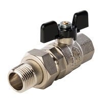 Кран шаровой Stout полнопроходной с американкой SVB-0007-000032
