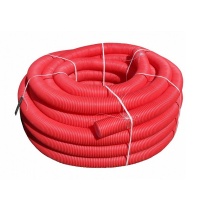 Труба двустенная NASHORN 110 мм защитная красная 50 м