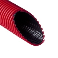 труба защитная двустенная N ПНДПВД 200мм красная ( 6м )